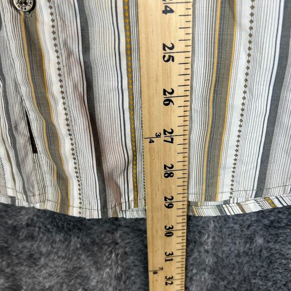 Kuhl Shirt Mens Large Striped Short Sleeve Button Front Suncel Hiking - Picture 5 of 6